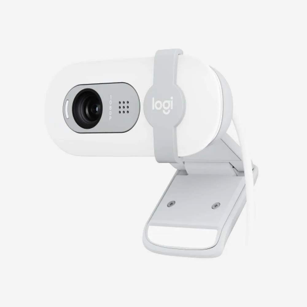 Logitech Brio 100 FHD Wired Webcam White
