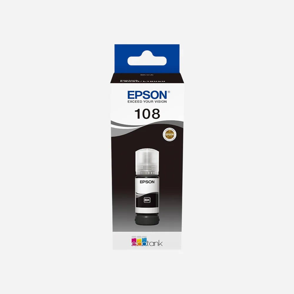 EPSON 108 EcoTank Black ink bottle 70 ml
