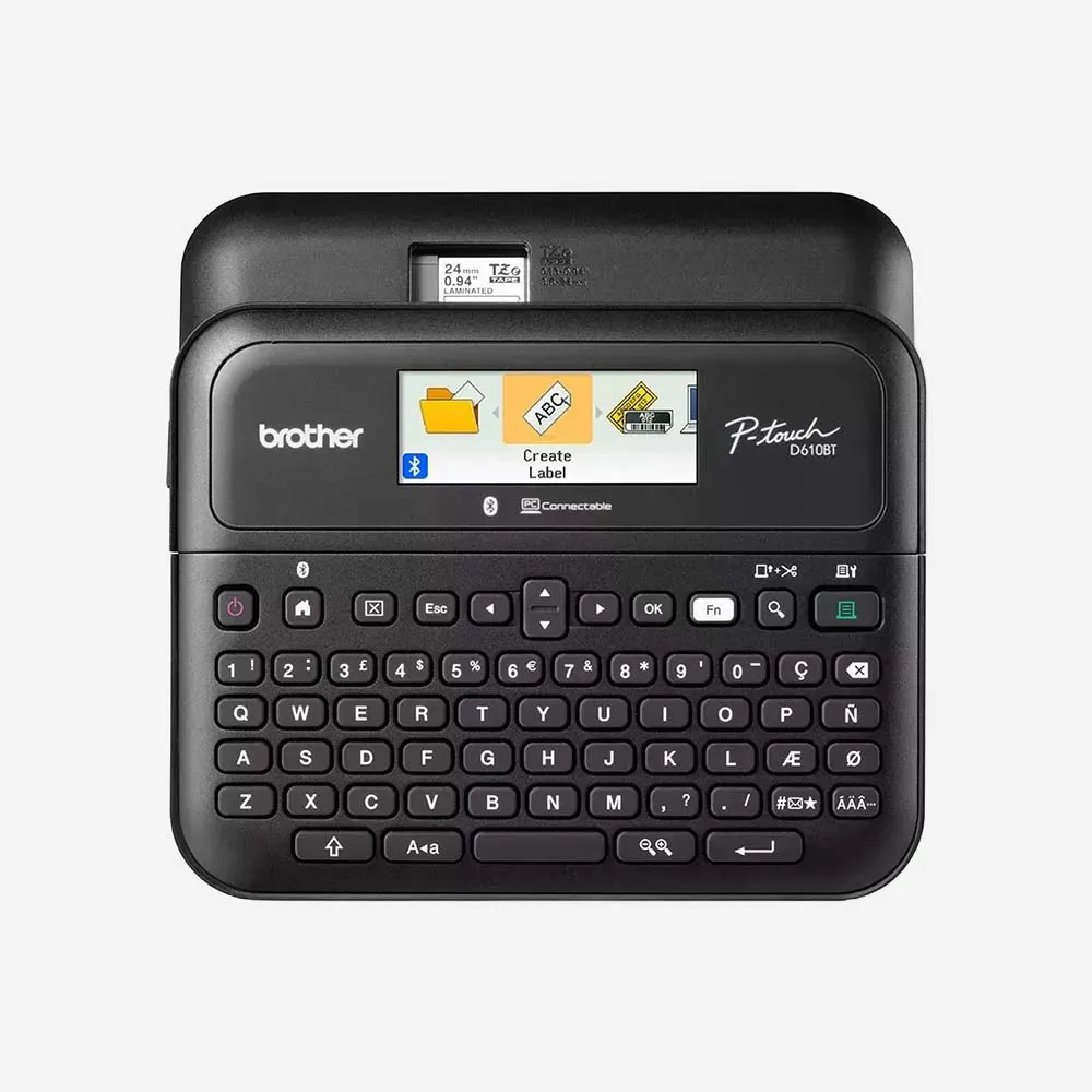 Brother PT-D610BT Industrial Thermal Barcode Label Printer USB Bluetooth