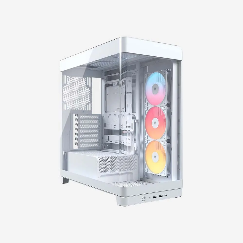 Corsair FRAME 4500X RS-R ARGB Panoramic Glass Mid Tower PC Case White