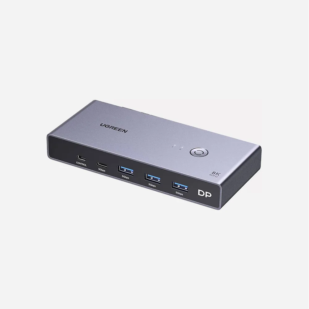 UGREEN 25962 Display Port KVM Switch 2 In 1 Out