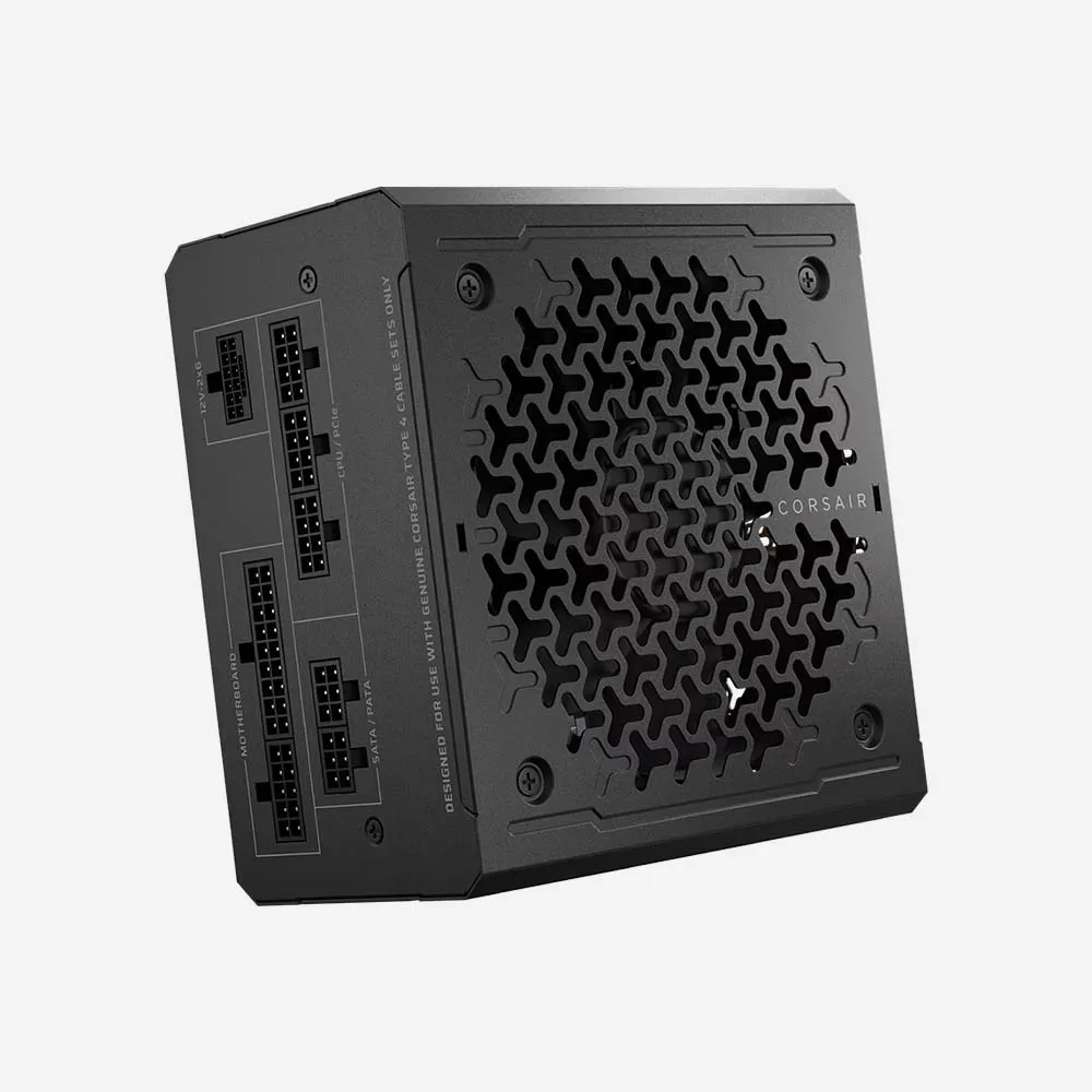Corsair RM750e 2025 Power Supply 750W Cybenetics Gold, Fully Modular ATX 3.1 Black