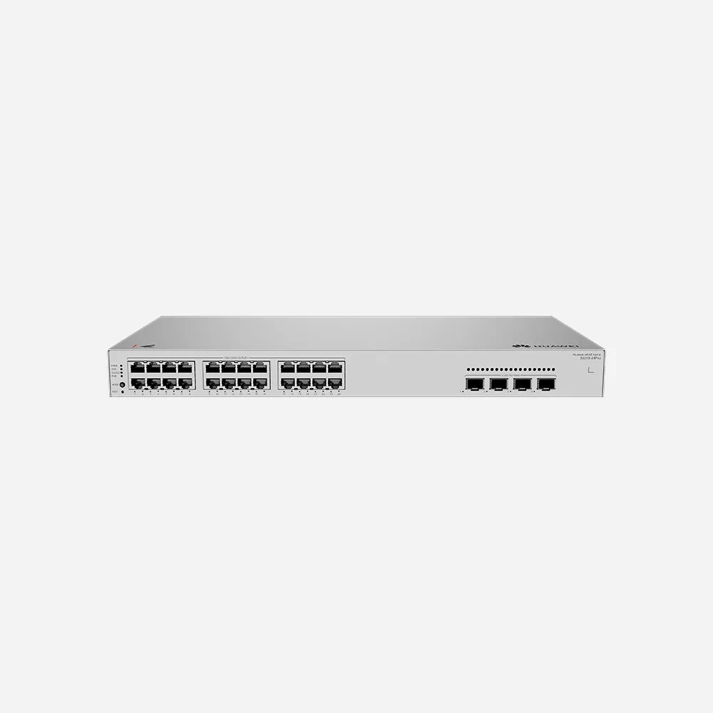 Huawei S220S-24P4J 24-Port Gigabit PoE+ Switch (4أ— 2.5GE SFP Uplink)